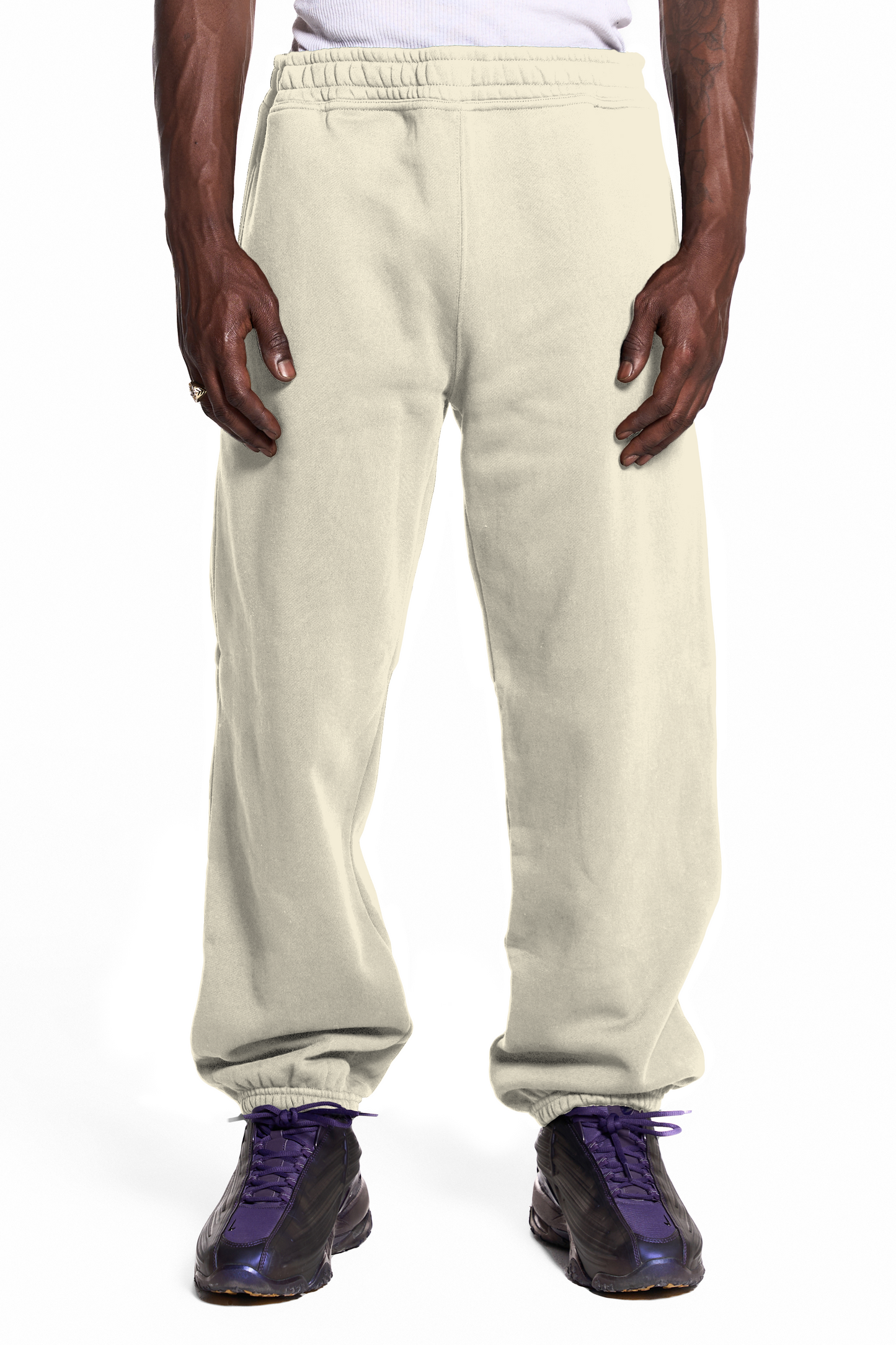 450GSM Cotton Sweatpants Cuffed