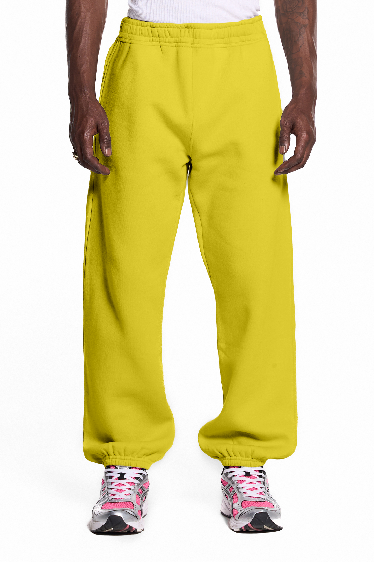 450GSM Cotton Blend Sweatpants Cuffed