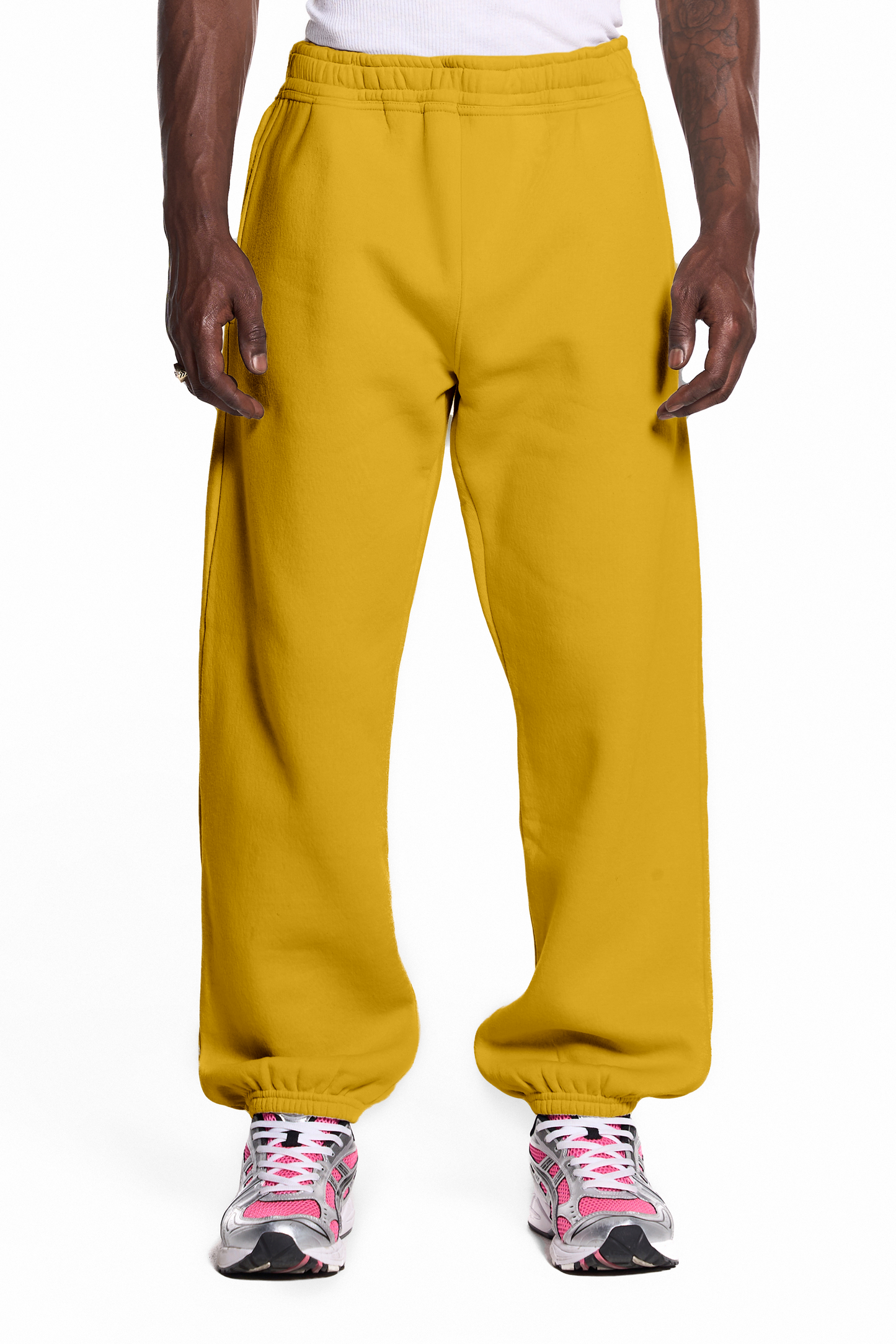 450GSM Cotton Blend Sweatpants Cuffed