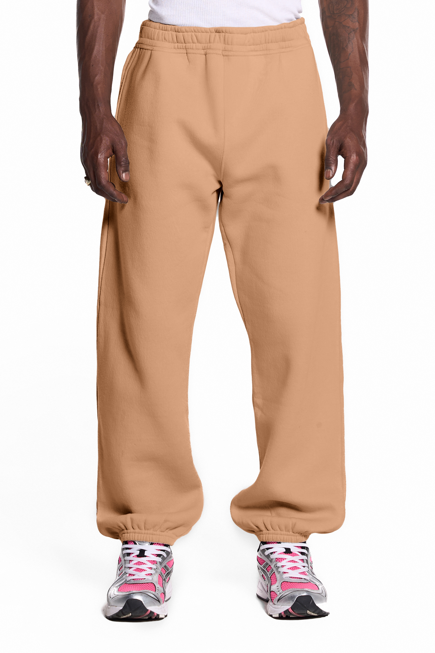 450GSM Cotton Blend Sweatpants Cuffed