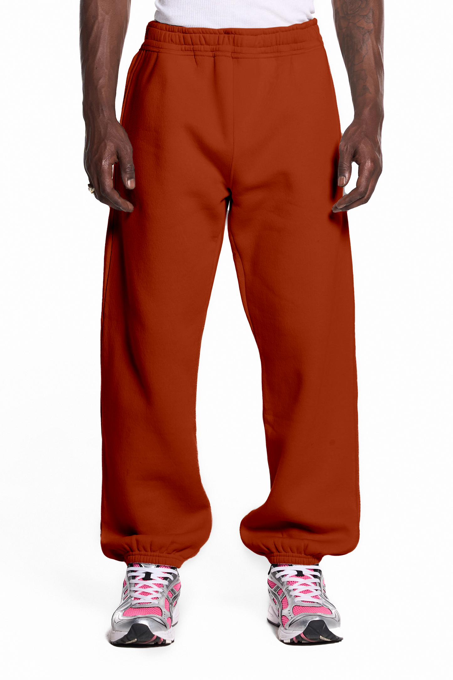 450GSM Cotton Blend Sweatpants Cuffed