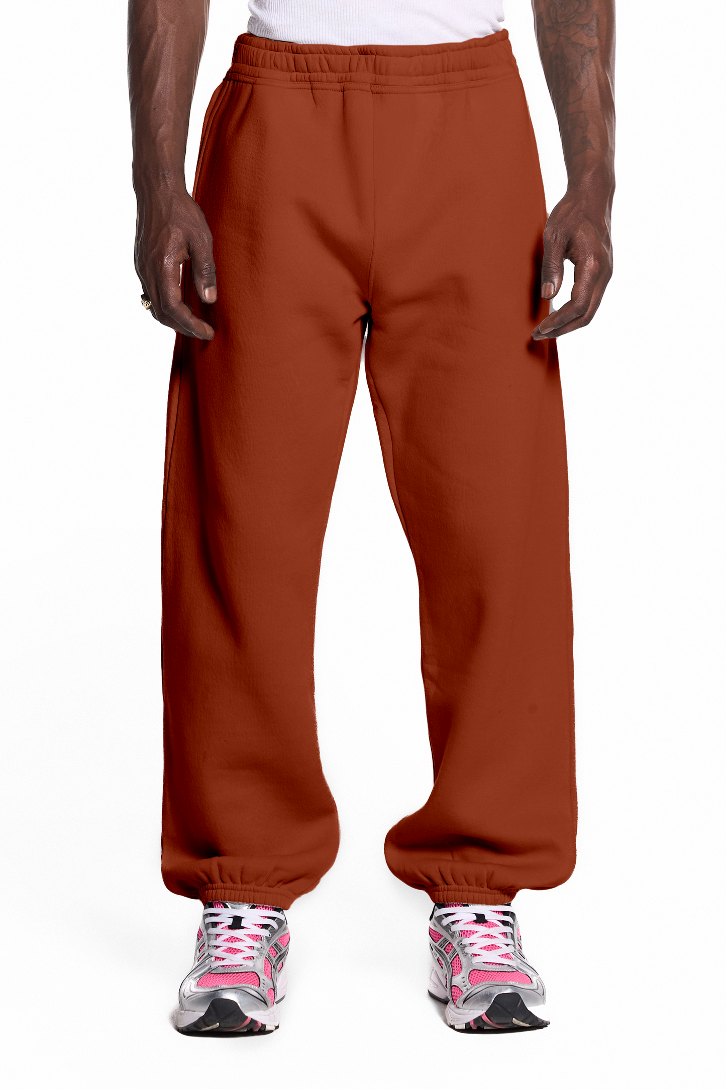 450GSM Cotton Blend Sweatpants Cuffed