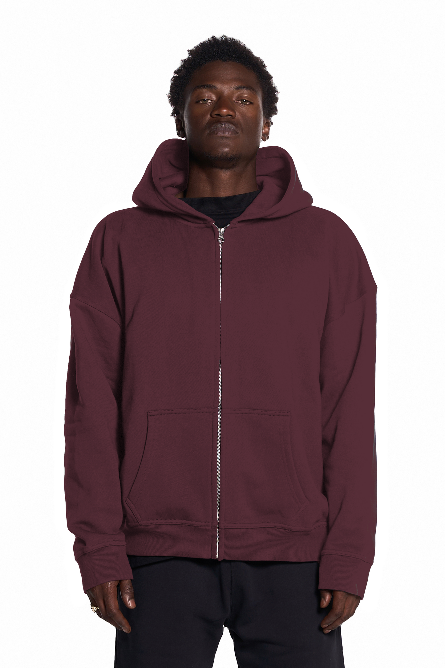 450GSM Cotton Zip Up Hoodie