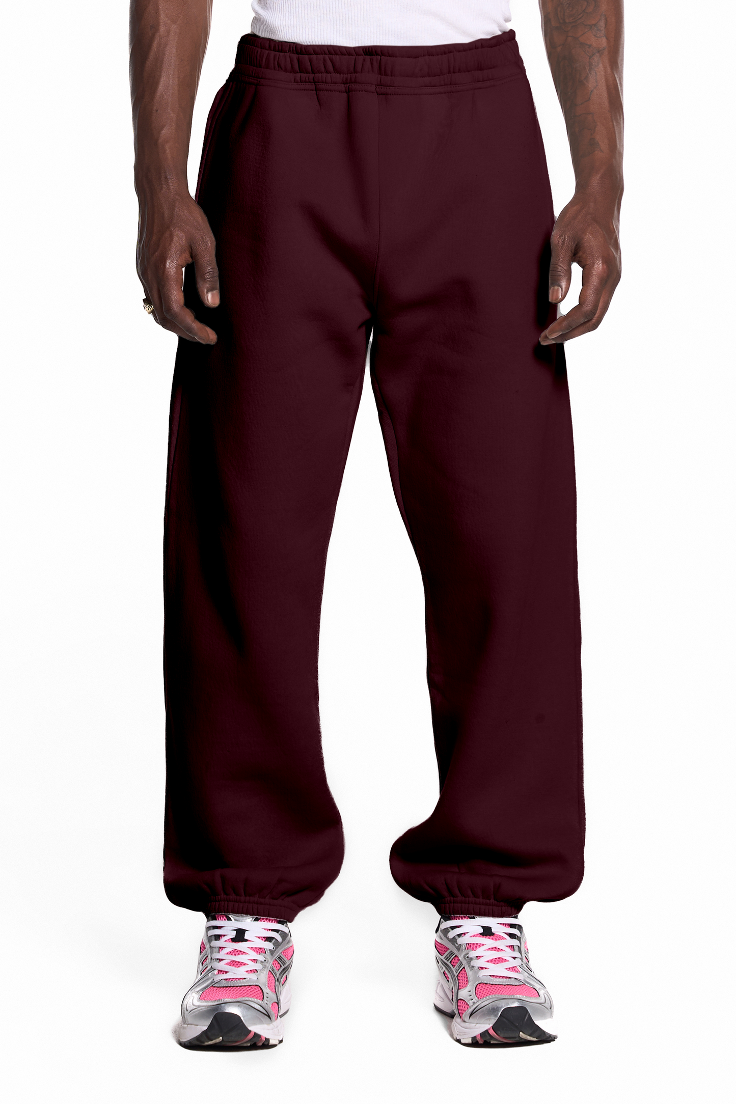 450GSM Cotton Blend Sweatpants Cuffed
