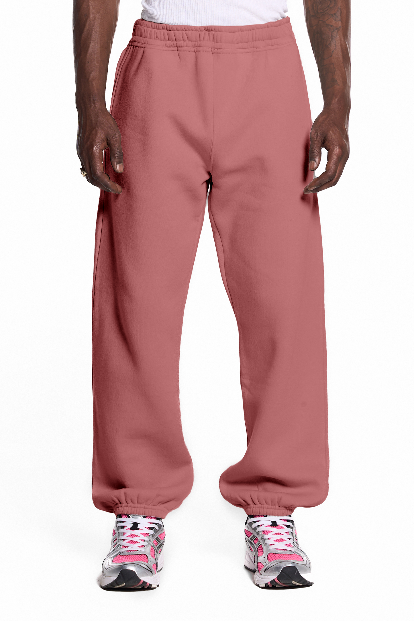450GSM Cotton Blend Sweatpants Cuffed