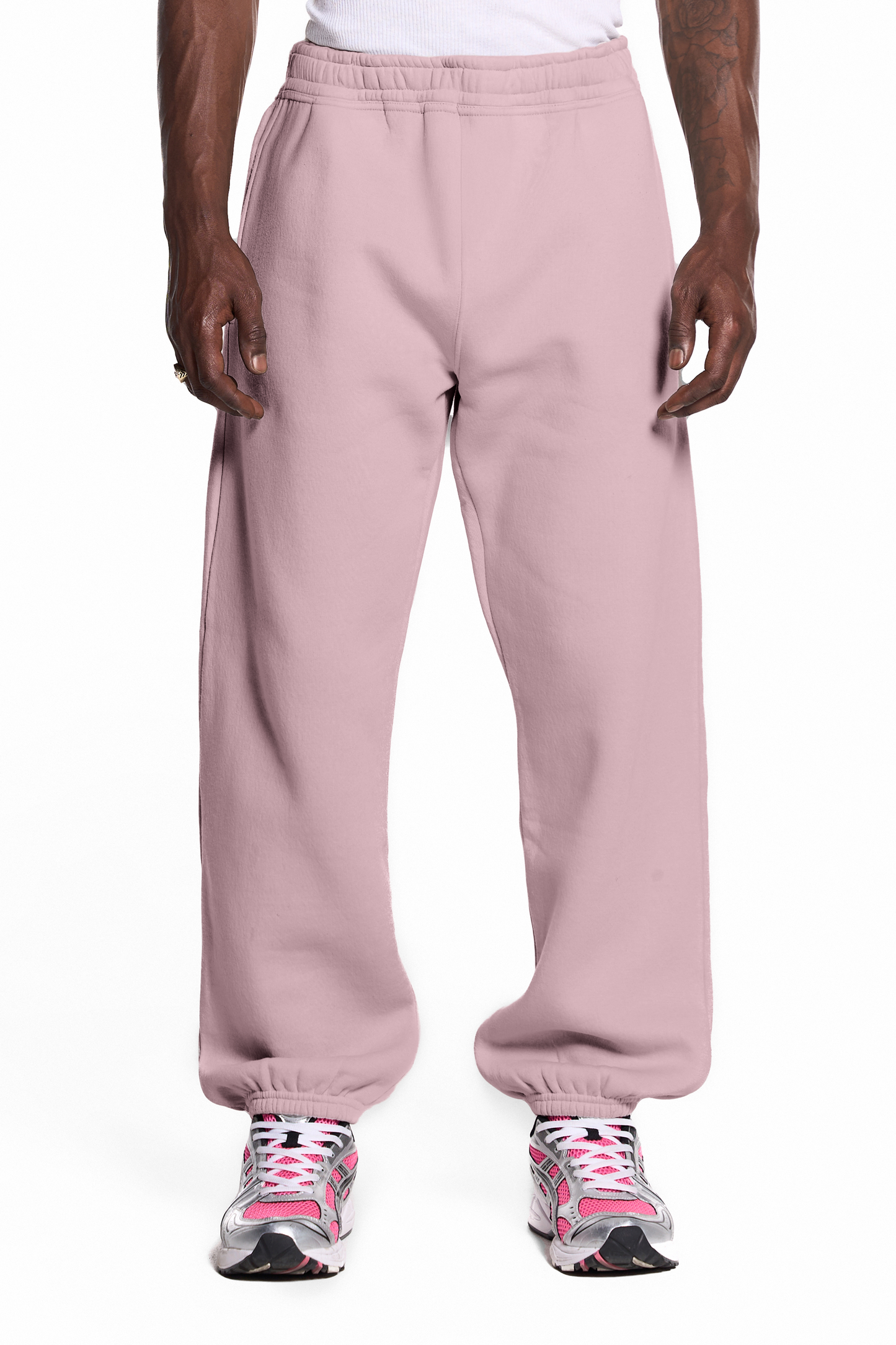 450GSM Cotton Blend Sweatpants Cuffed