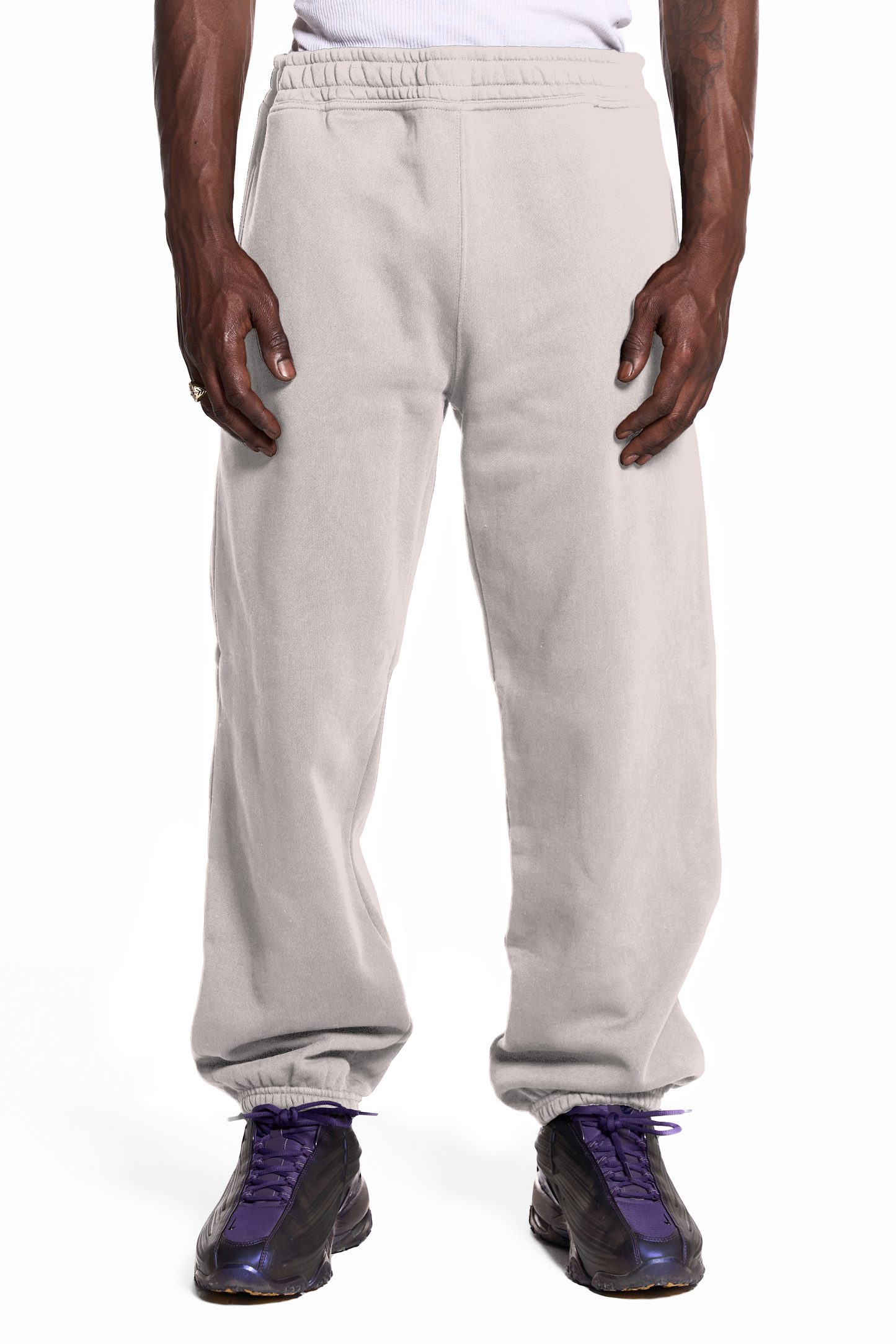 450GSM Cotton Sweatpants Cuffed