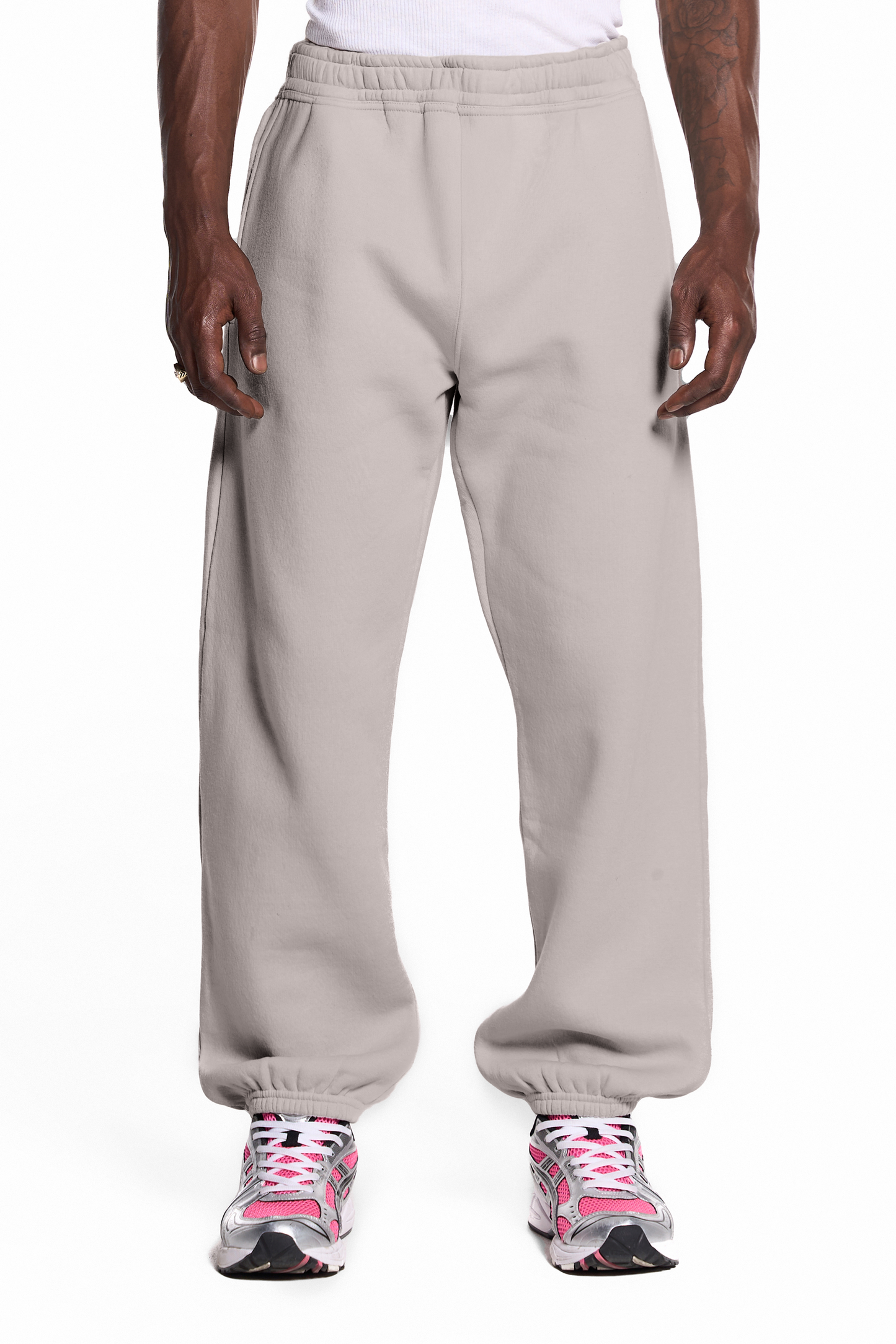 450GSM Cotton Blend Sweatpants Cuffed