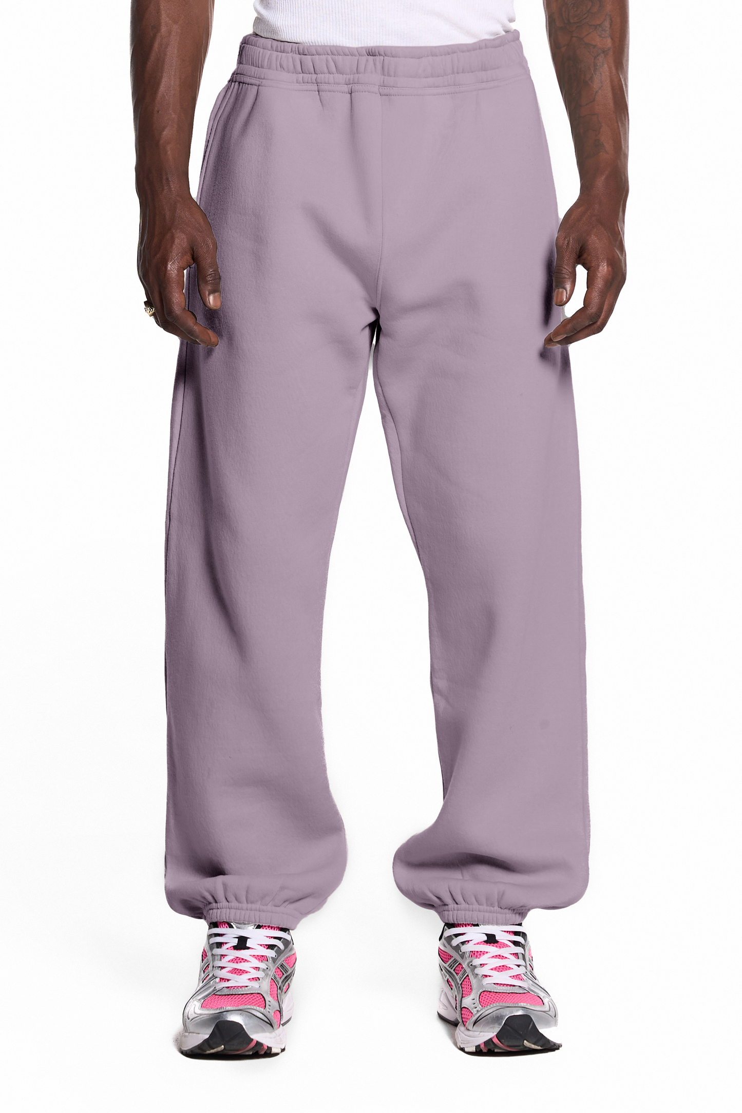 450GSM Cotton Blend Sweatpants Cuffed