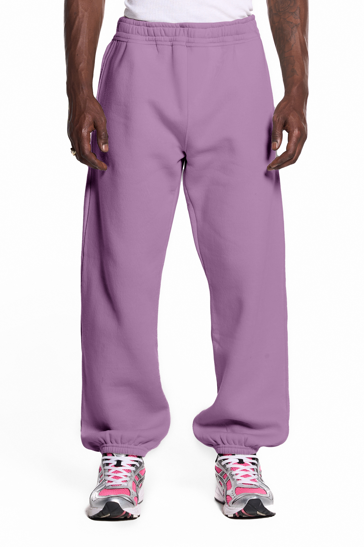 450GSM Cotton Blend Sweatpants Cuffed