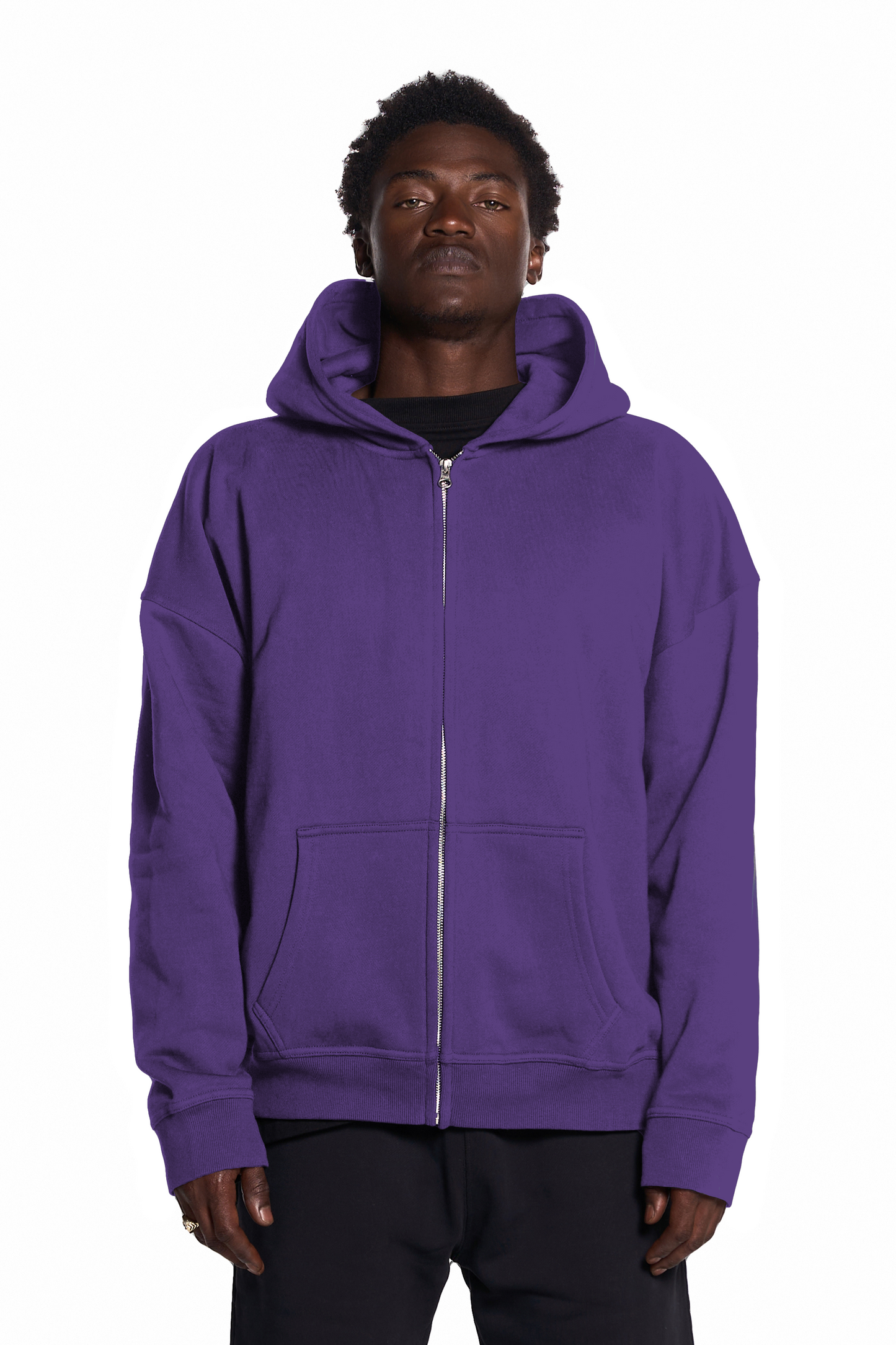 450GSM Cotton Zip Up Hoodie