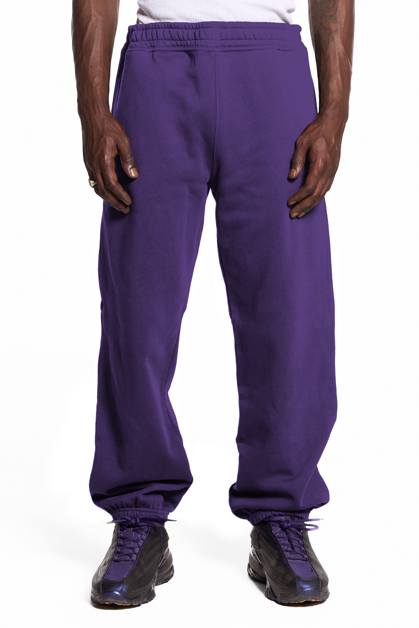 450GSM Cotton Sweatpants Cuffed