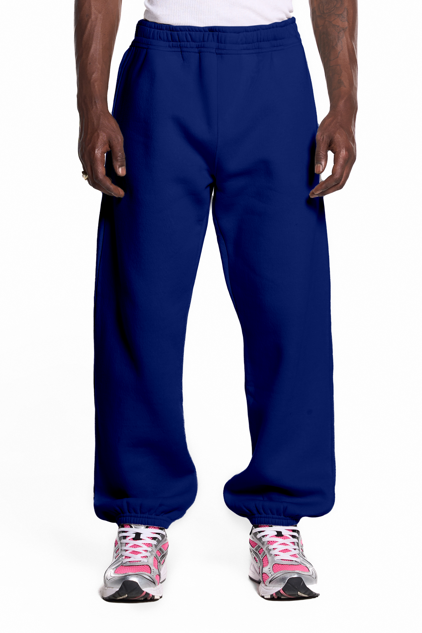 450GSM Cotton Blend Sweatpants Cuffed