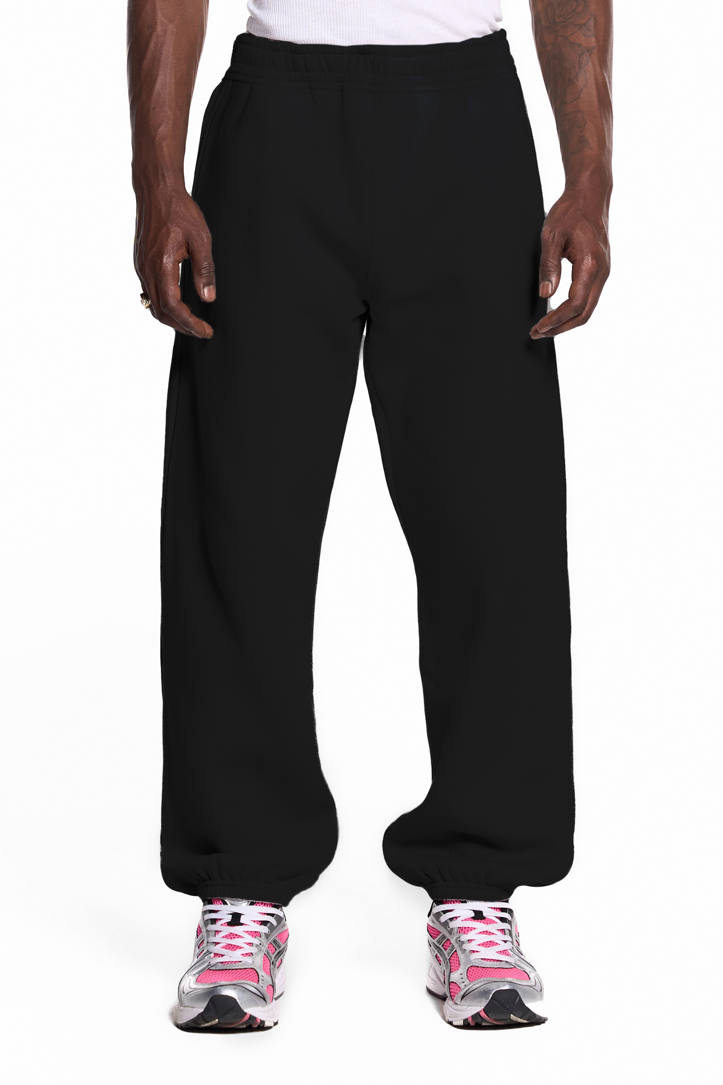 450GSM Cotton Blend Sweatpants Cuffed