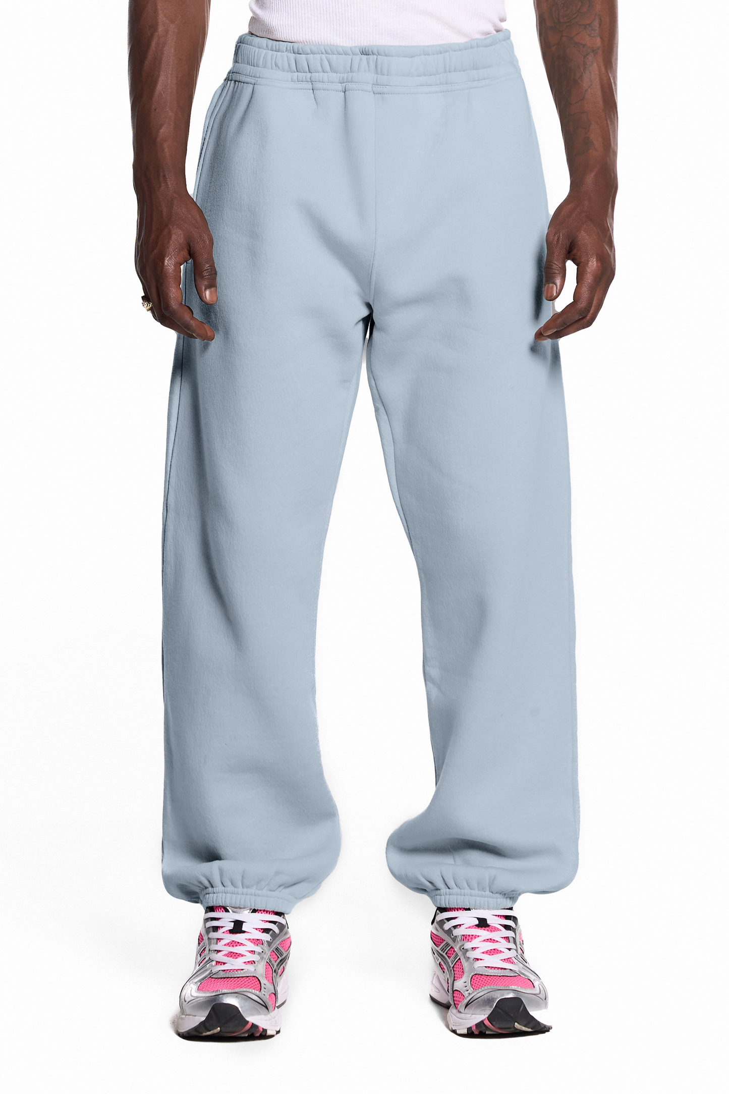 450GSM Cotton Blend Sweatpants Cuffed