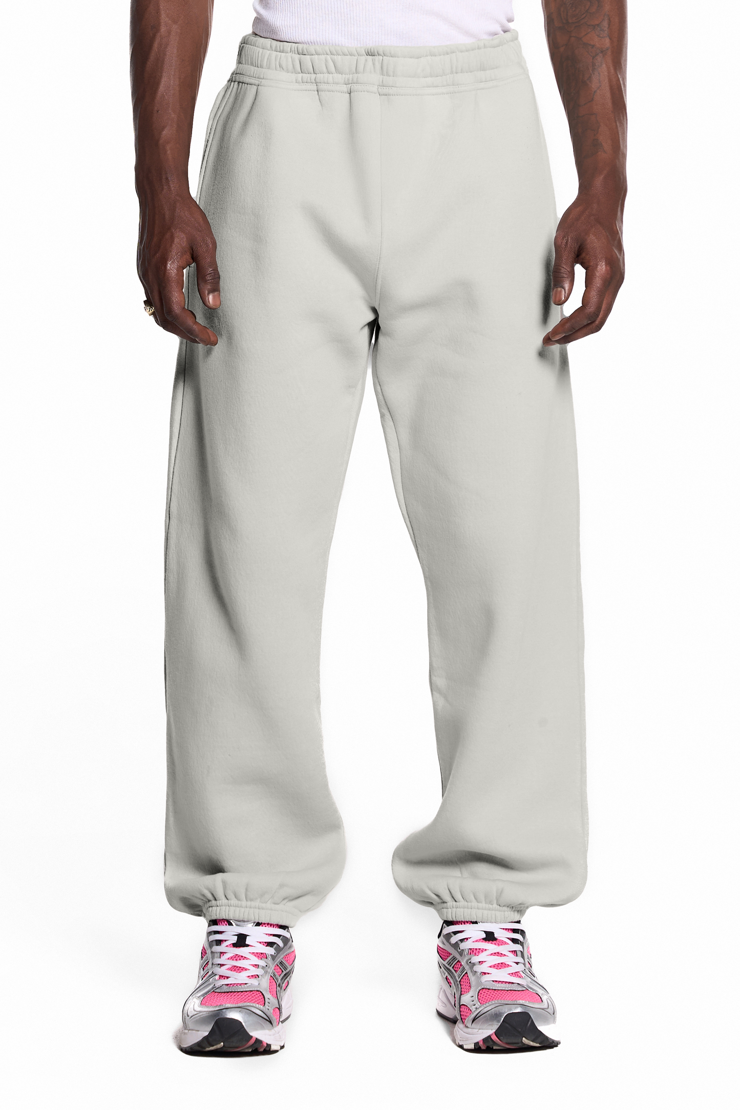 450GSM Cotton Blend Sweatpants Cuffed