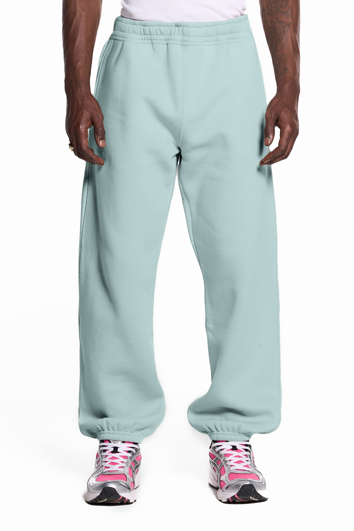 450GSM Cotton Blend Sweatpants Cuffed