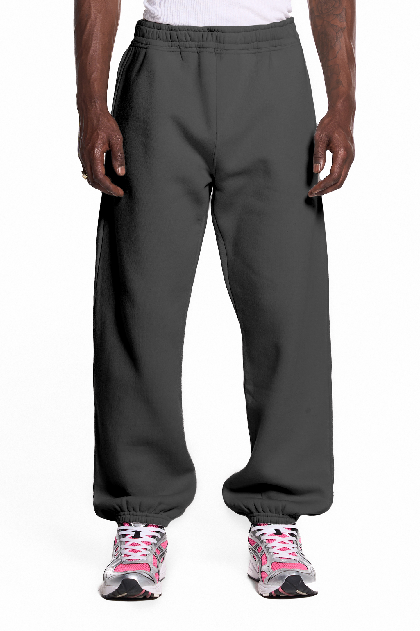 450GSM Cotton Blend Sweatpants Cuffed