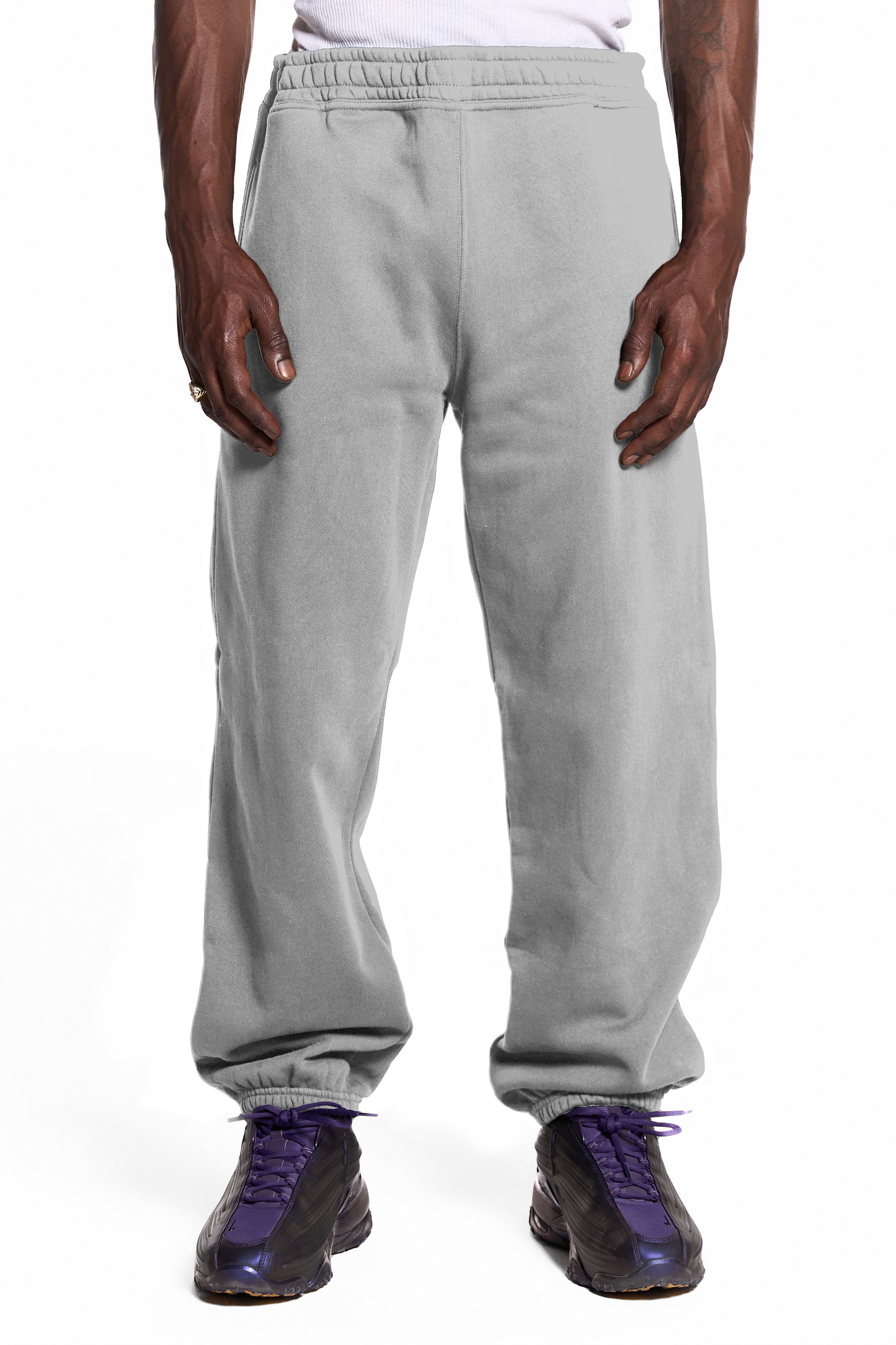 450GSM Cotton Sweatpants Cuffed