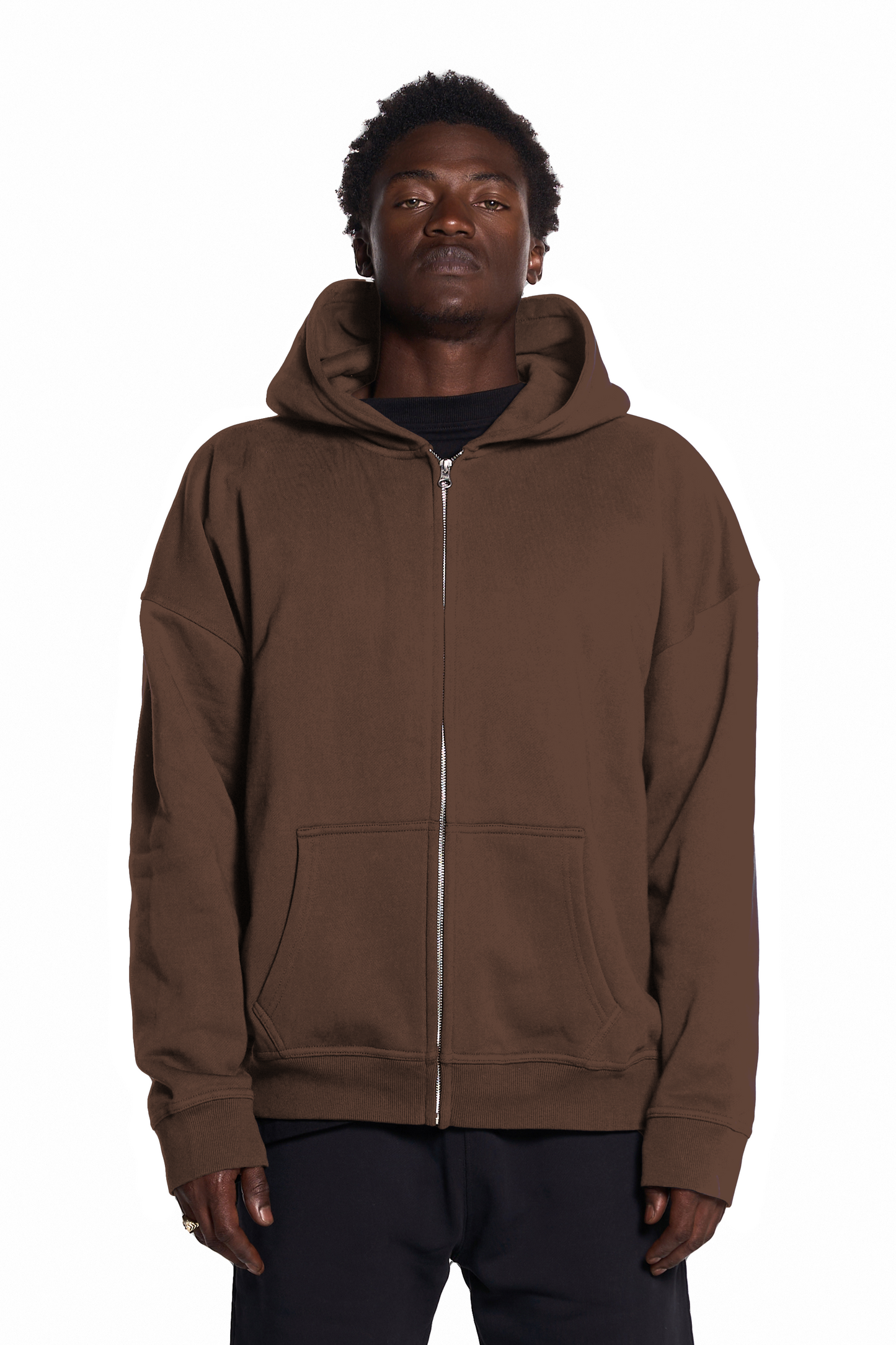 450GSM Cotton Zip Up Hoodie
