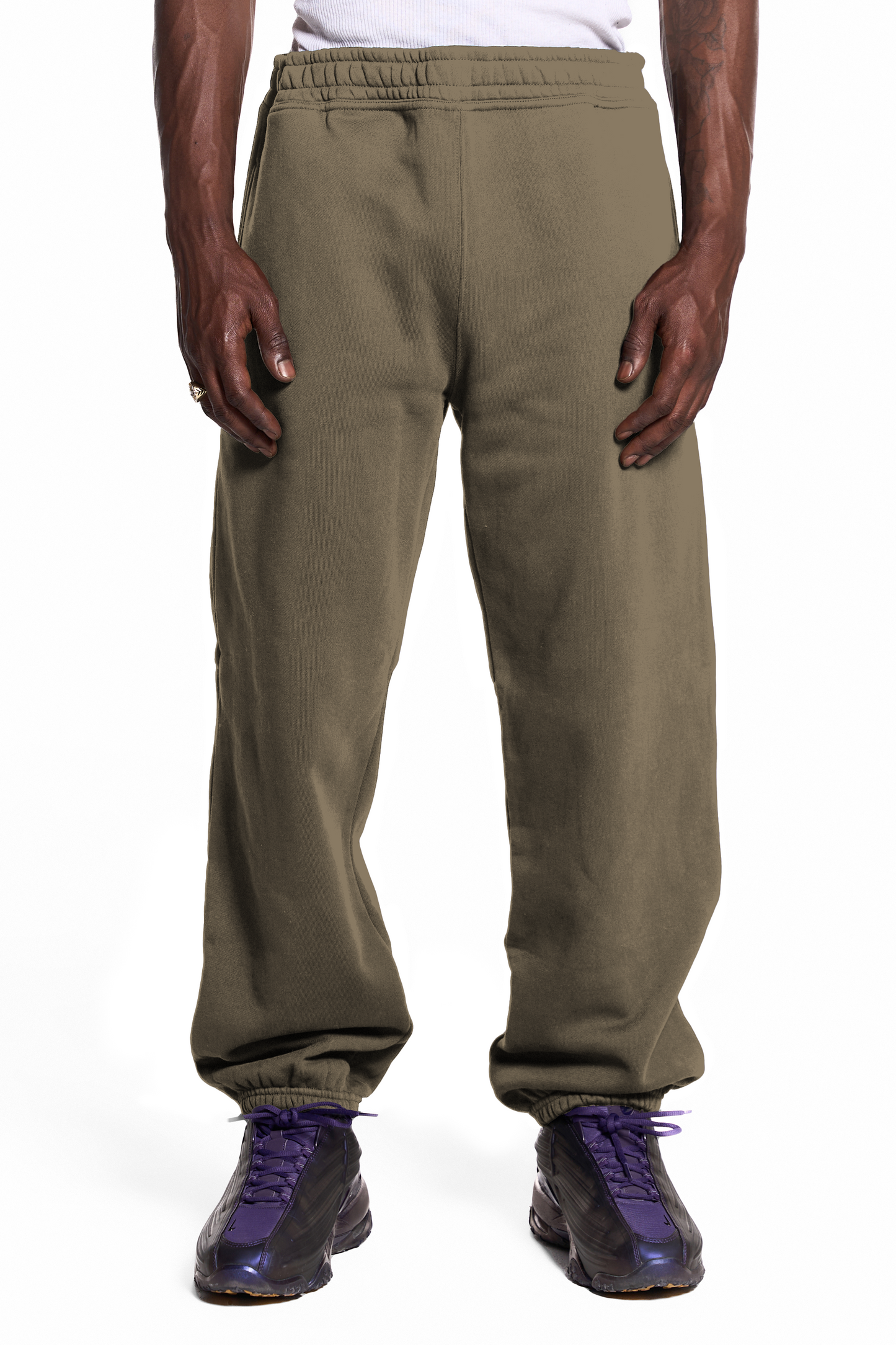 450GSM Cotton Sweatpants Cuffed