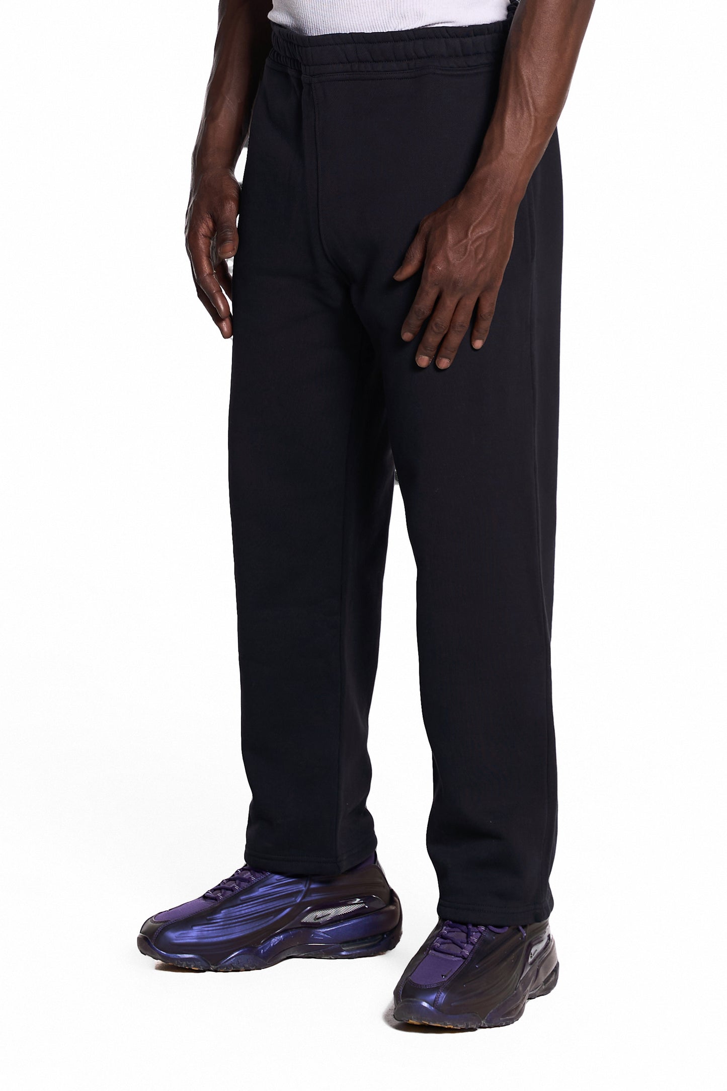 450GSM Cotton Sweatpants Open Hem
