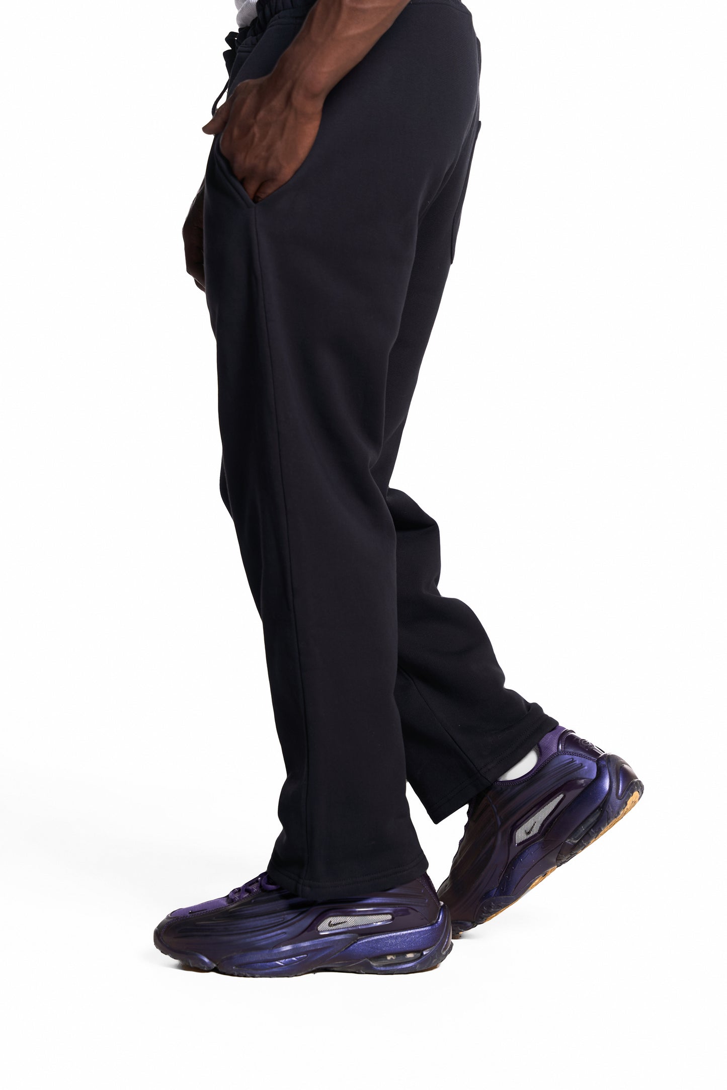 450GSM Cotton Sweatpants Open Hem