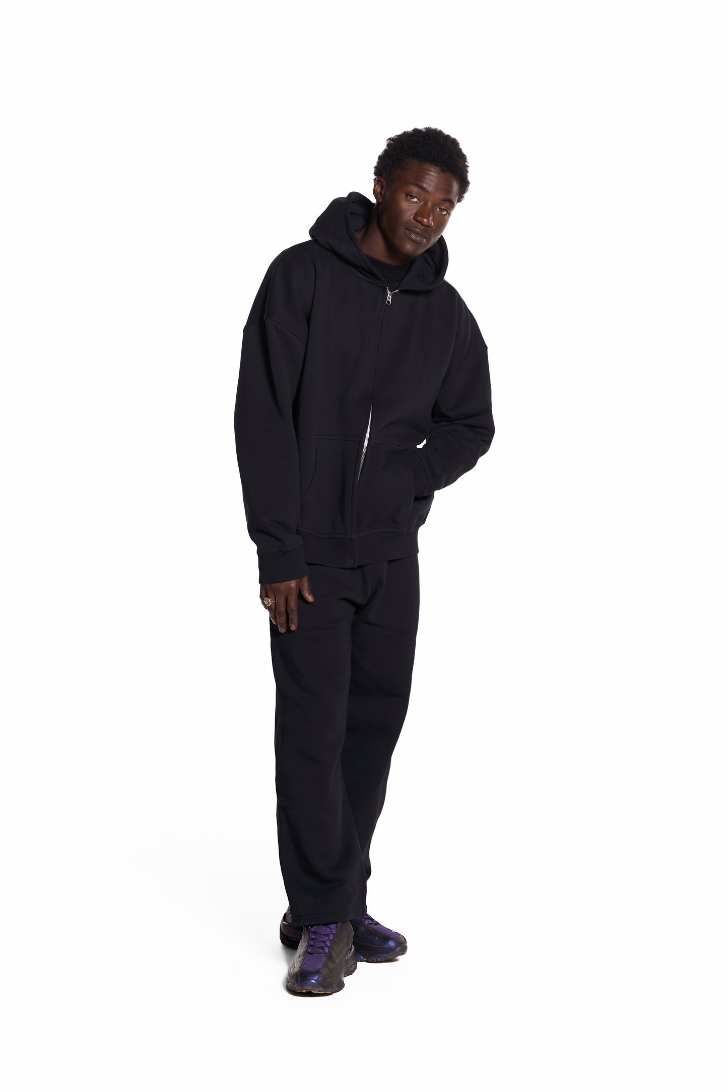 450GSM Cotton Zip Up Hoodie