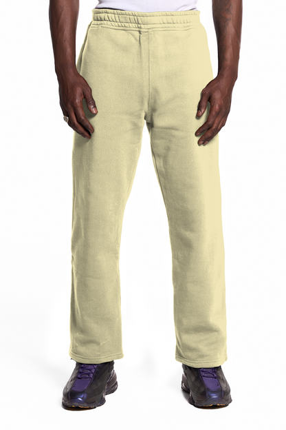 450GSM Cotton Sweatpants Open Hem