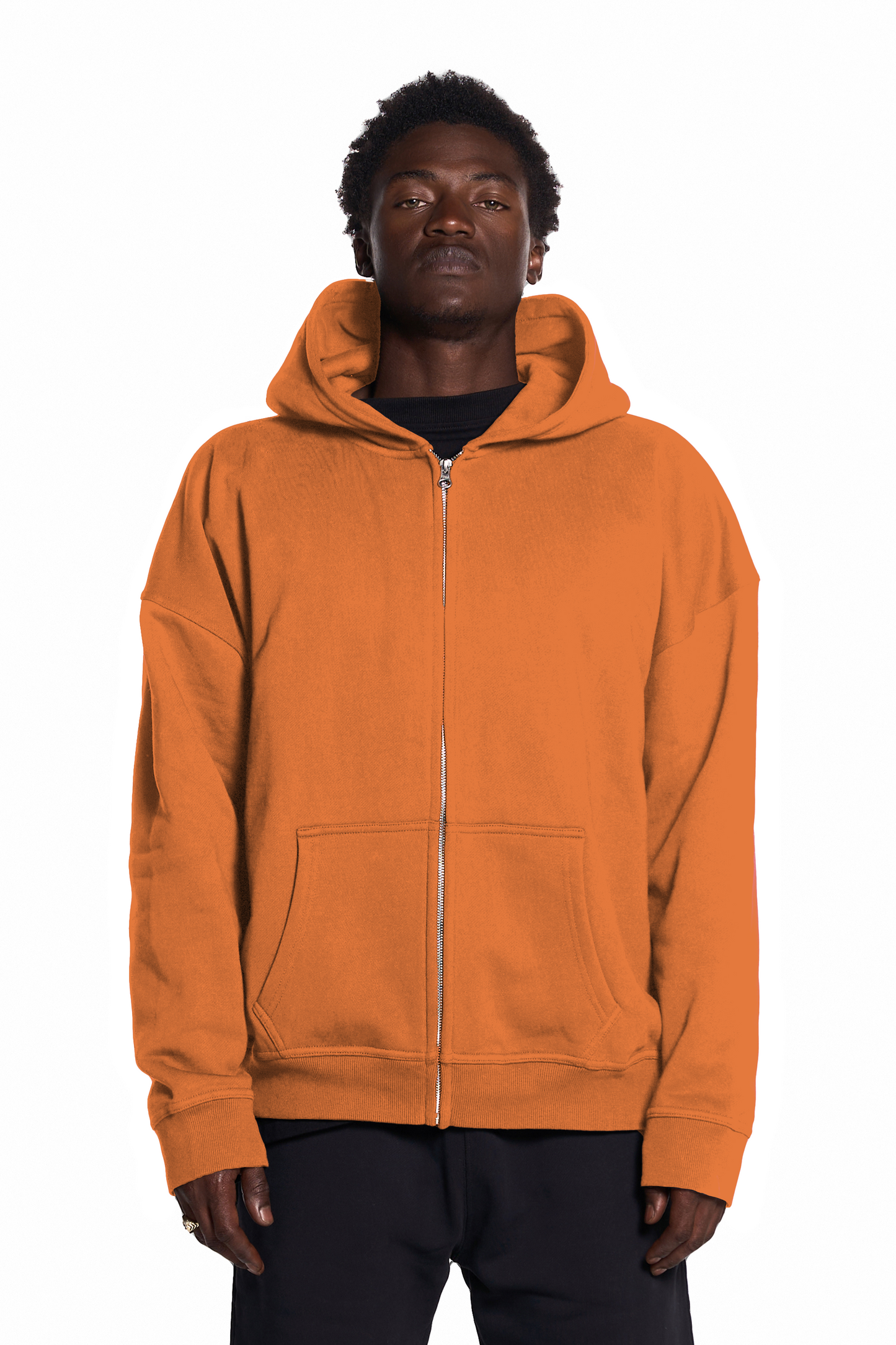 450GSM Cotton Zip Up Hoodie