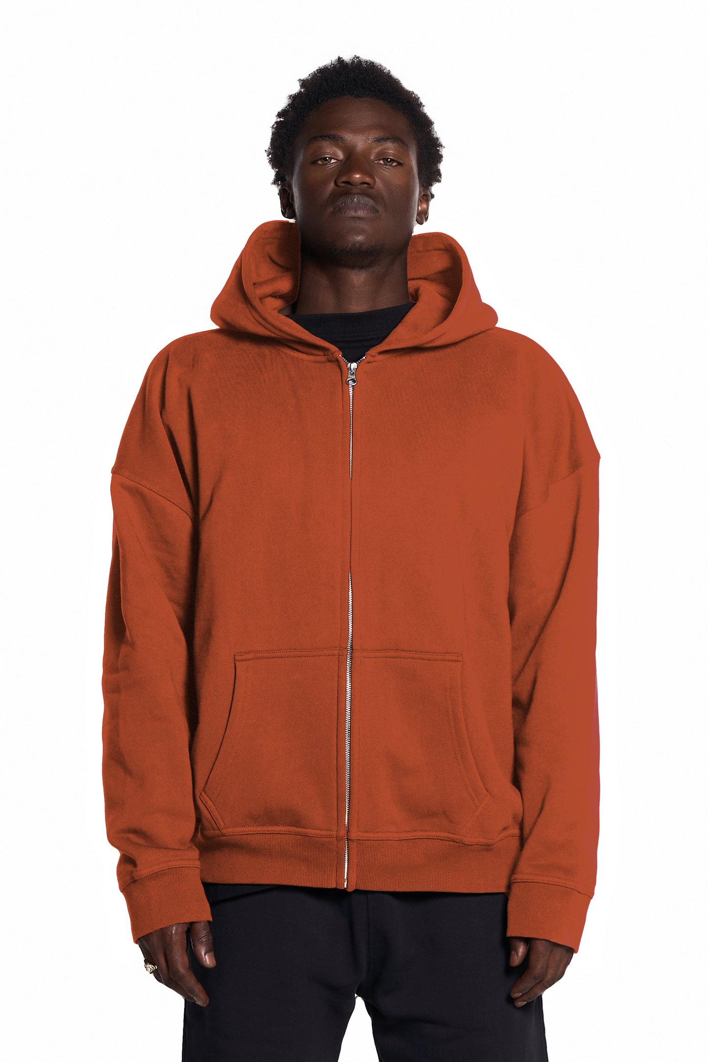 450GSM Cotton Zip Up Hoodie