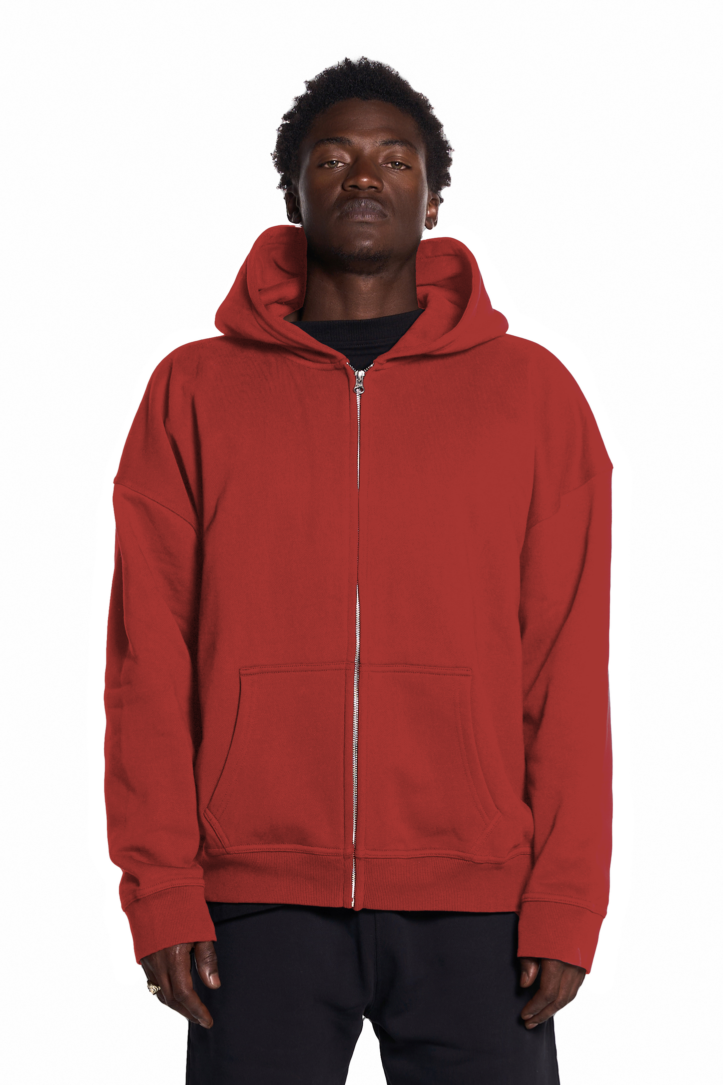 450GSM Cotton Zip Up Hoodie