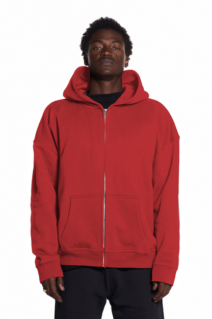 450GSM Cotton Zip Up Hoodie