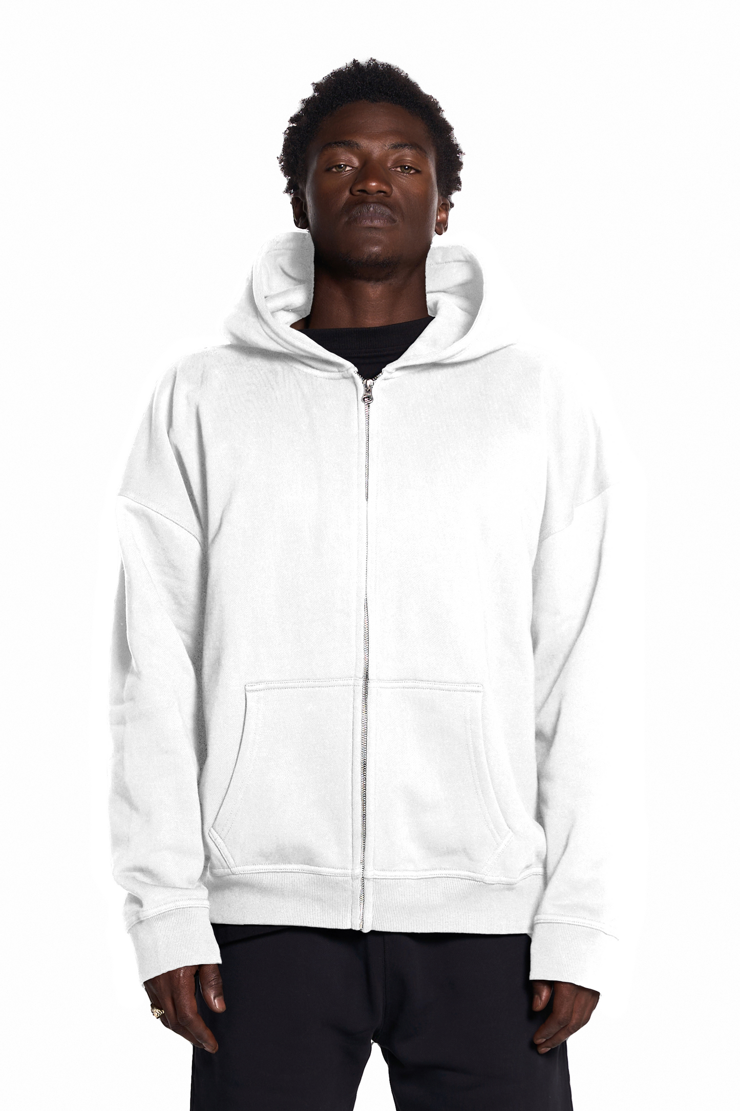 450GSM Cotton Zip Up Hoodie