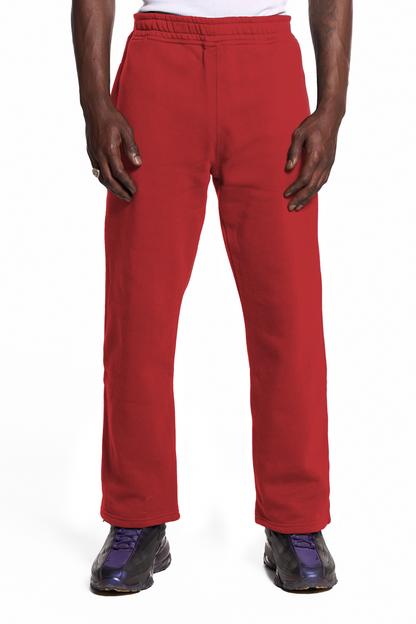 450GSM Cotton Sweatpants Open Hem