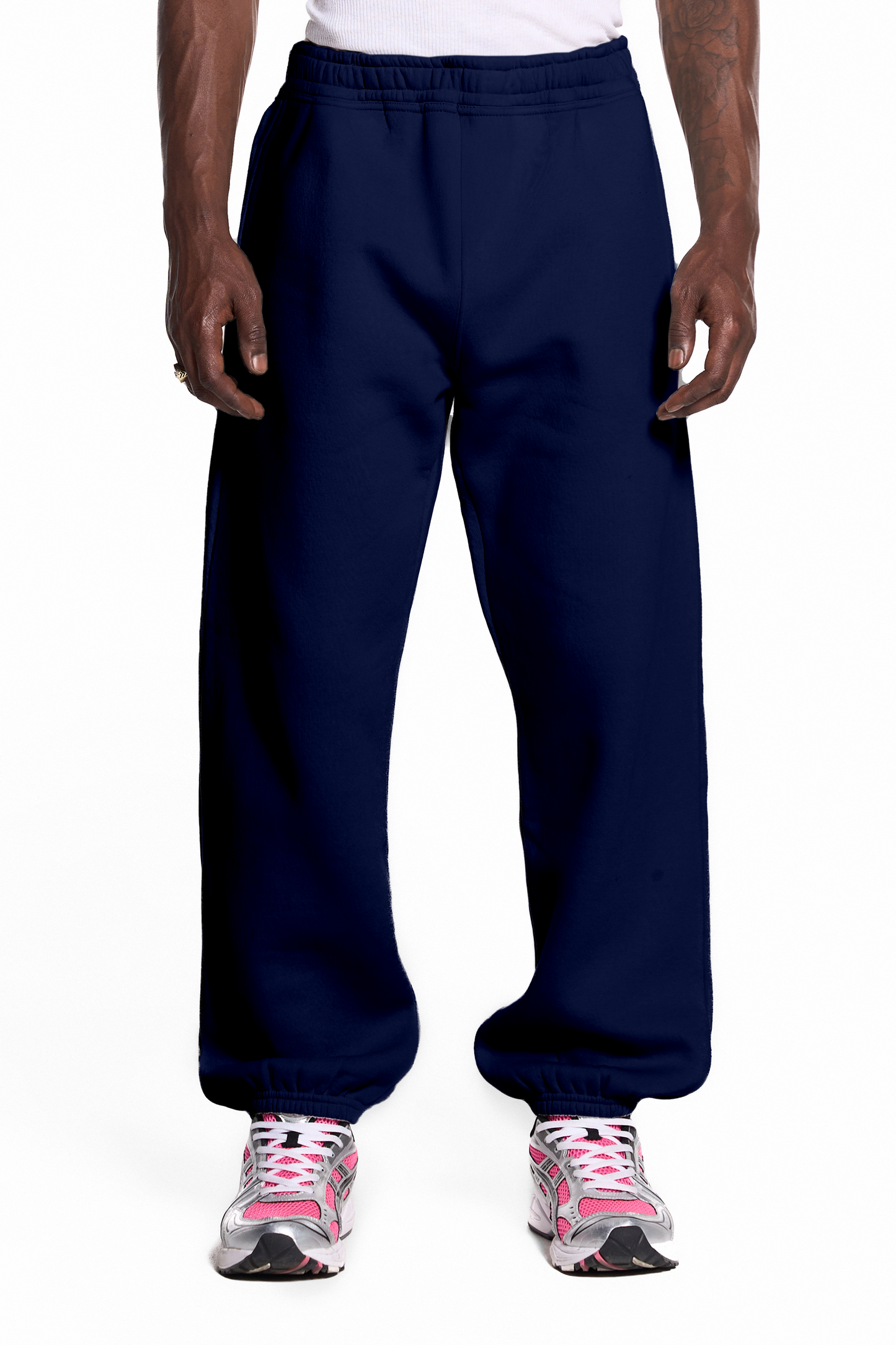 450GSM Cotton Blend Sweatpants Cuffed