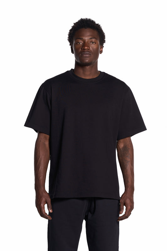 450GSM Heavyweight Cotton Tee Shirt. Combed Recycled Cotton. Sustainable.