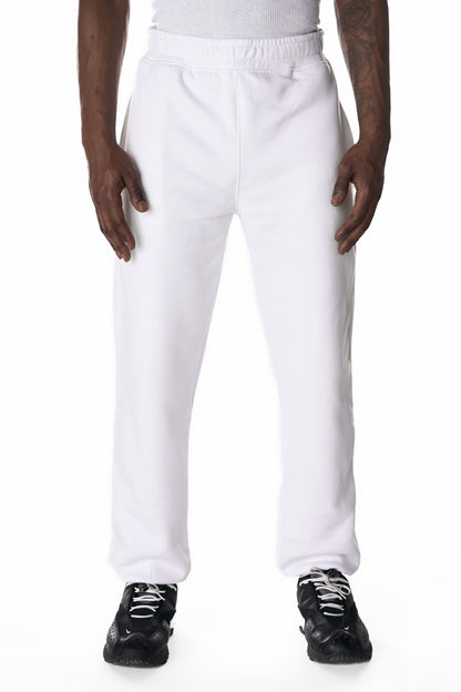 300GSM medium weight Cotton Cuffed Sweatpants. Combed Recycled Cotton. Sustainable.