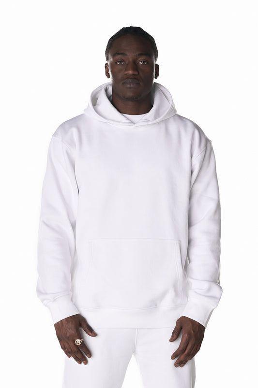300GSM medium weight Cotton Pullover Hoodie. Combed Recycled Cotton. Sustainable.