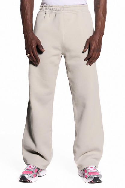 450GSM Cotton Blend Sweatpants Open Hem