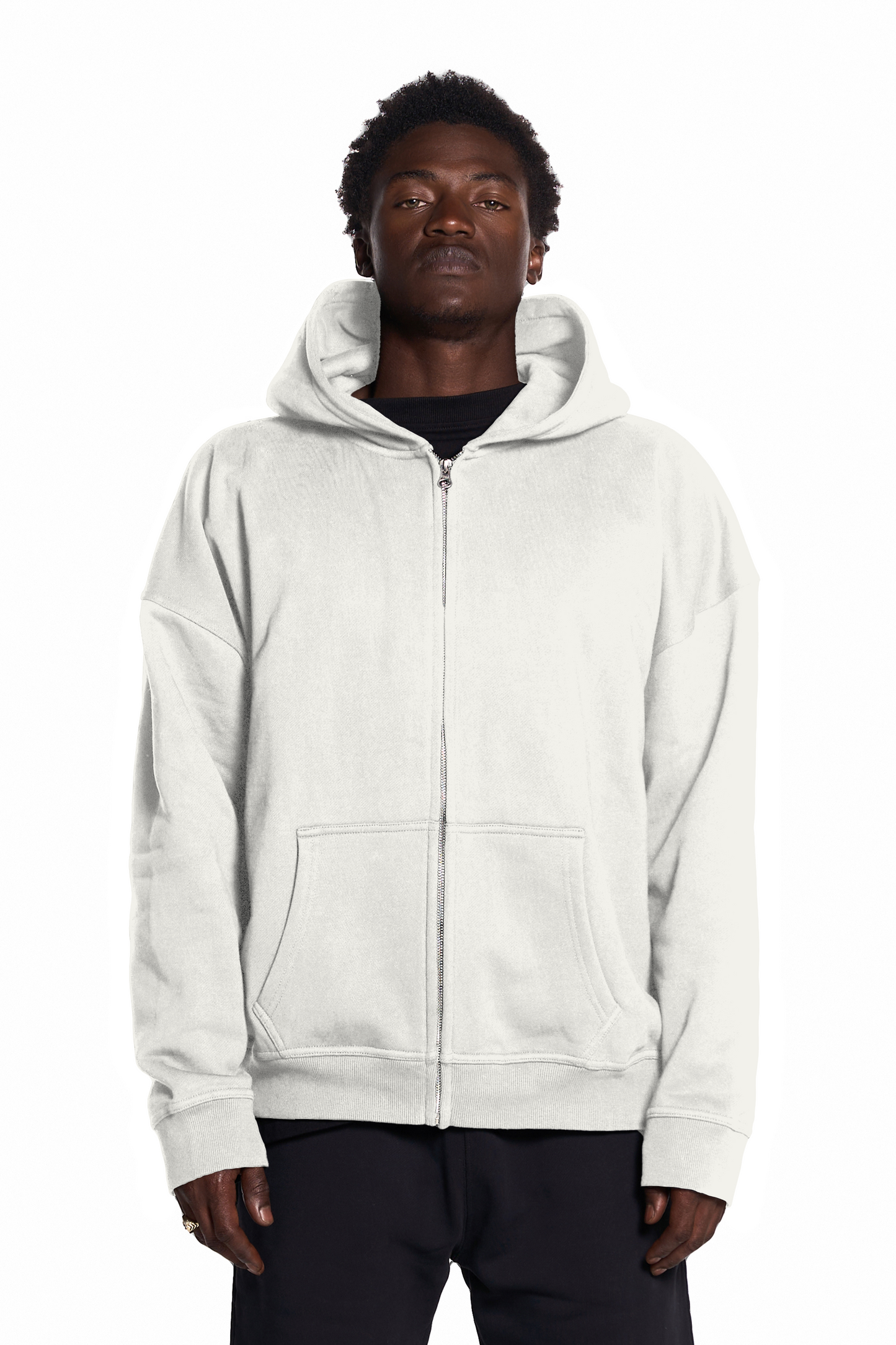 450GSM Cotton Zip Up Hoodie