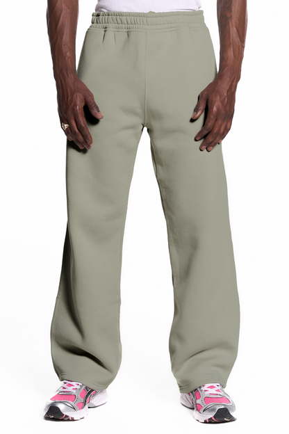 450GSM Cotton Blend Sweatpants Open Hem