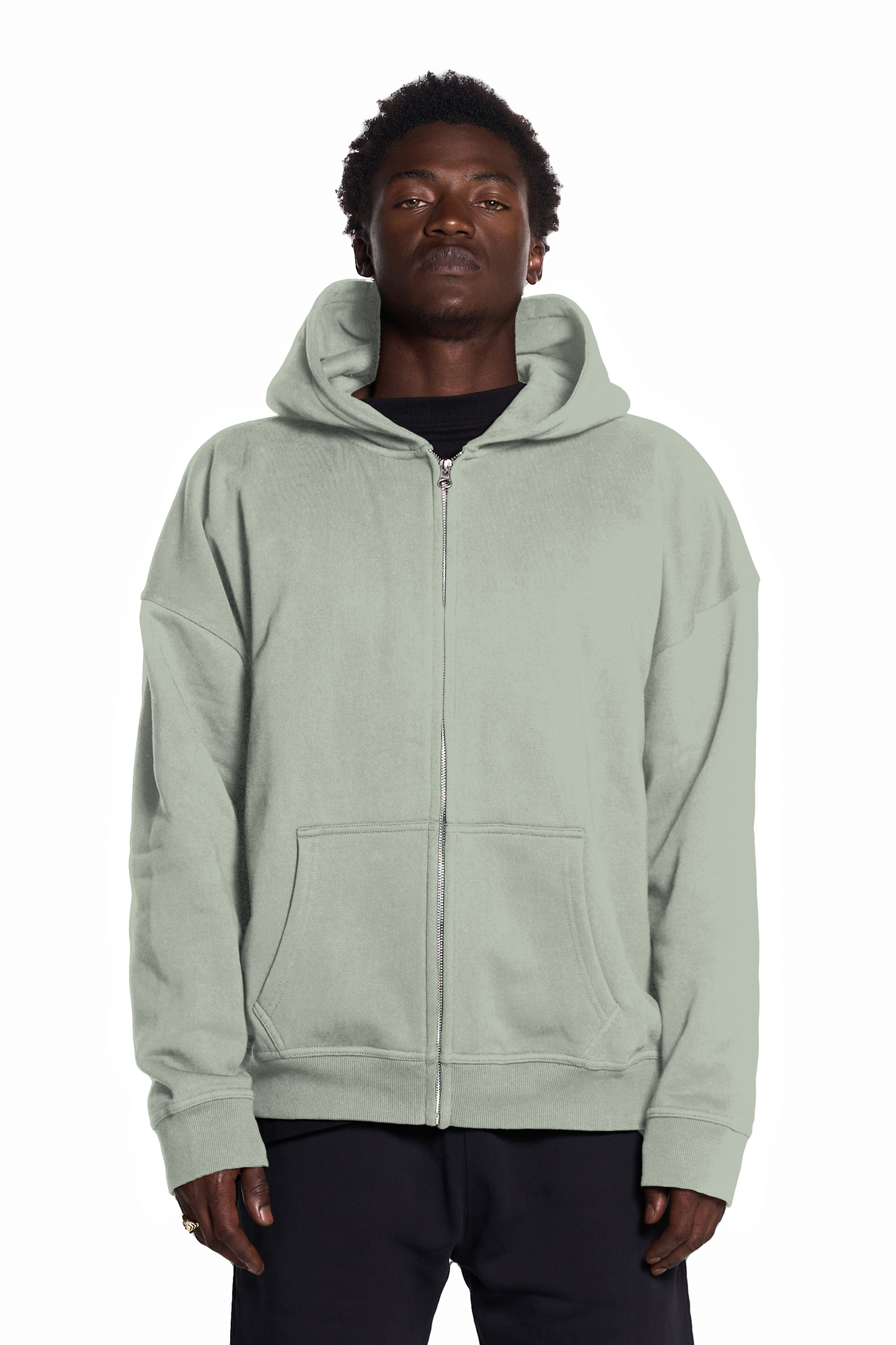 450GSM Cotton Zip Up Hoodie
