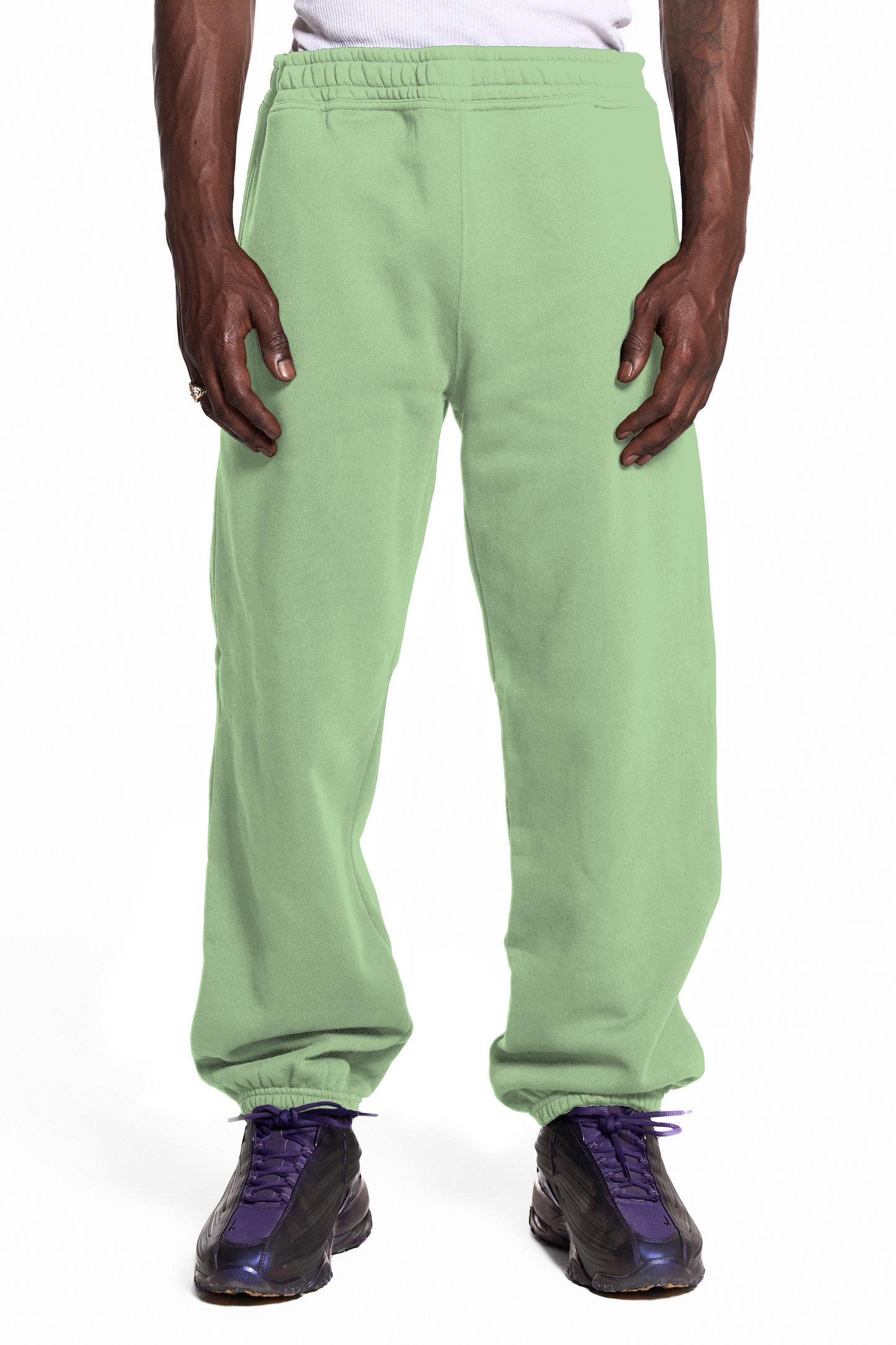 450GSM Cotton Sweatpants Cuffed