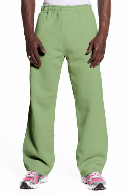 450GSM Cotton Blend Sweatpants Open Hem