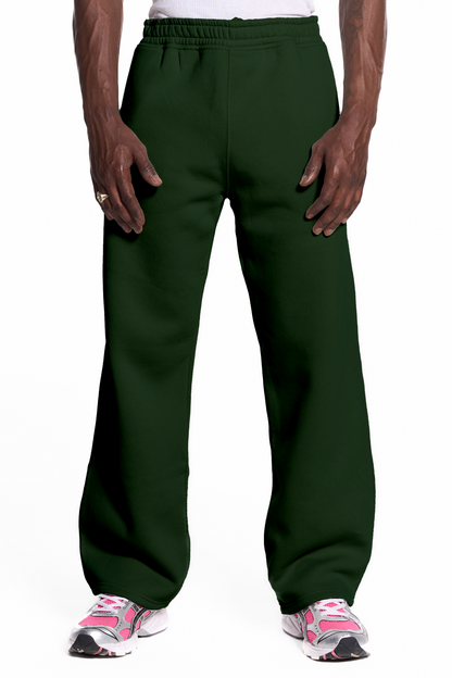450GSM Cotton Blend Sweatpants Open Hem
