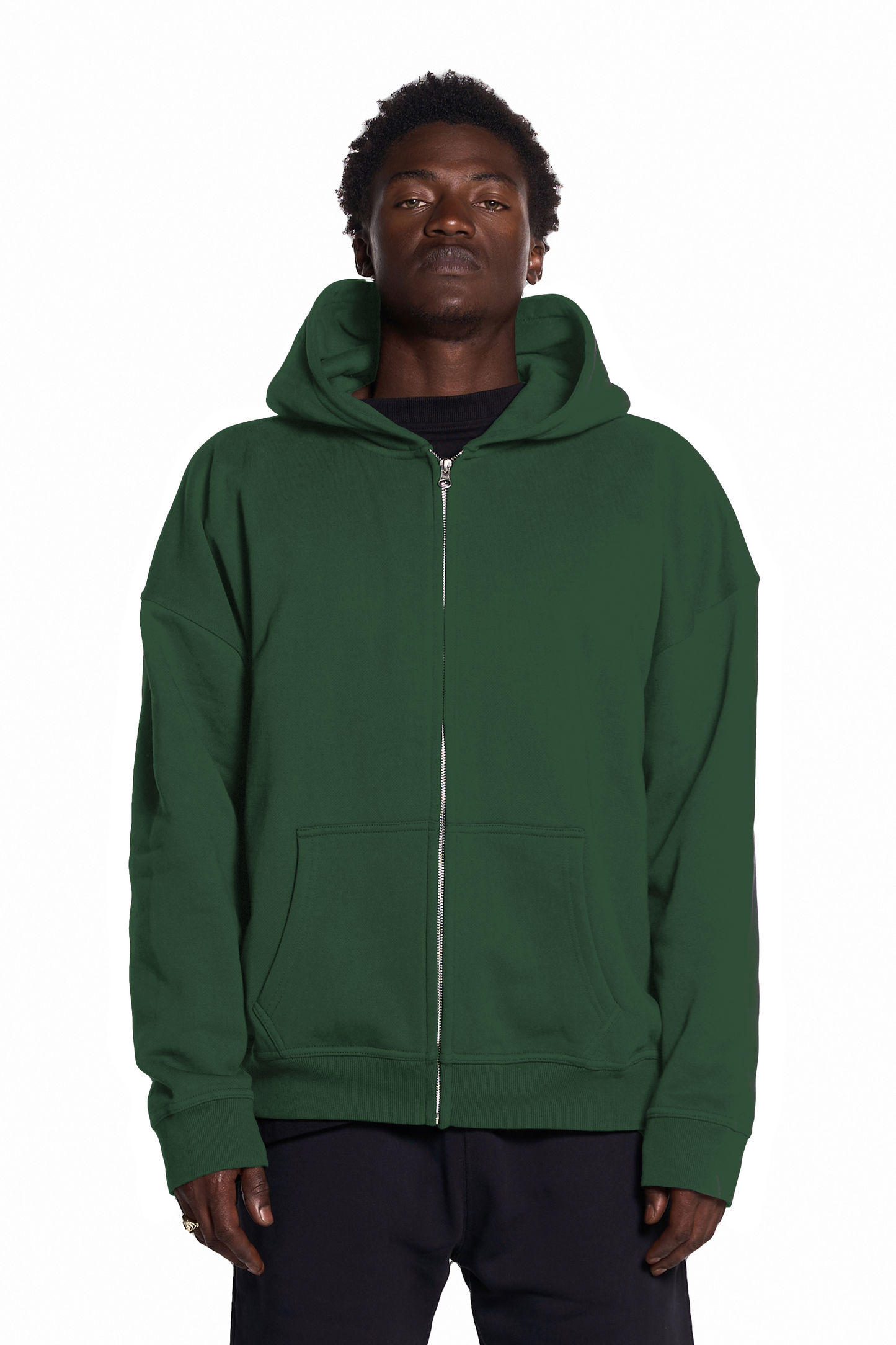 450GSM Cotton Zip Up Hoodie