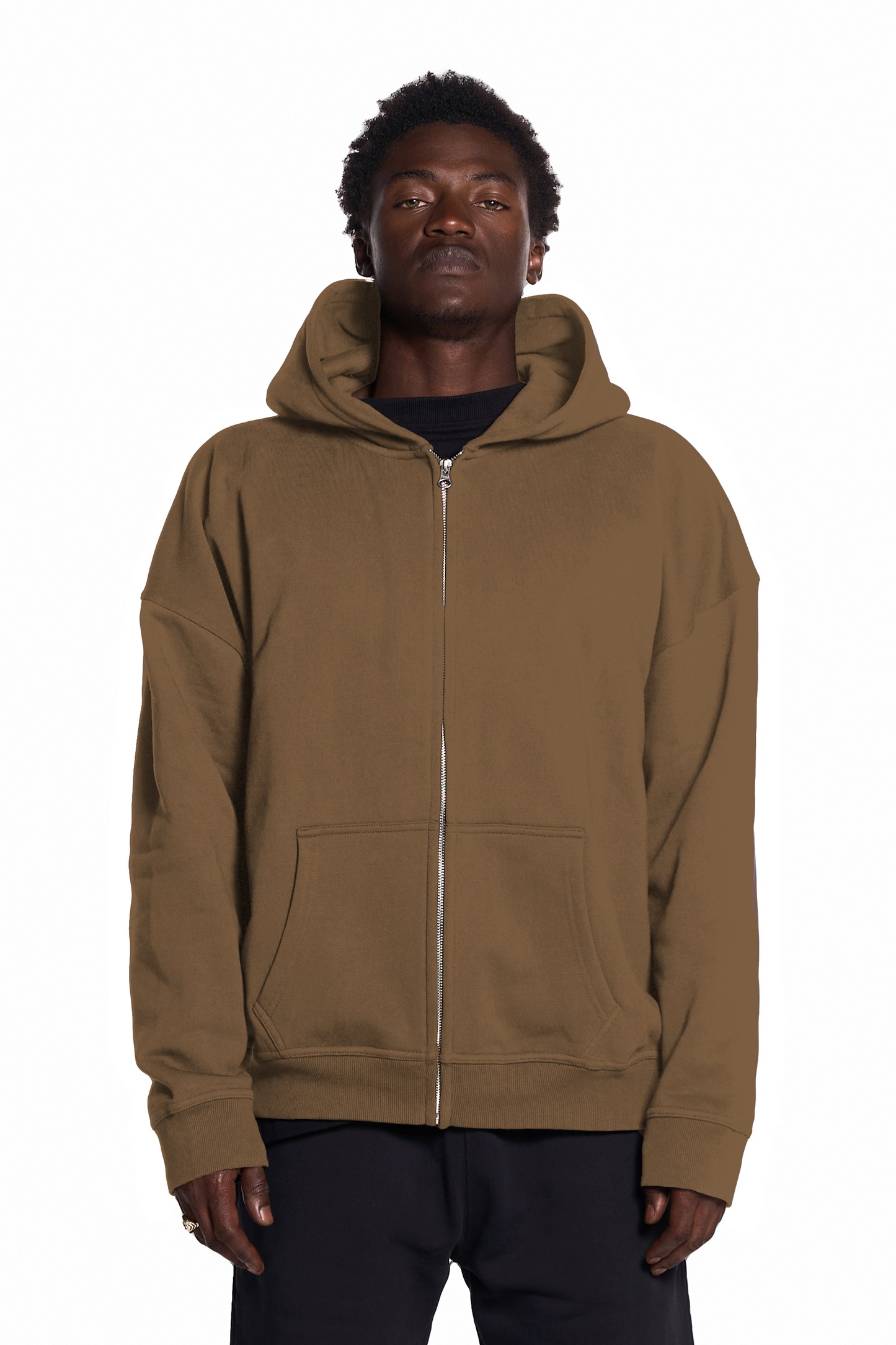 450GSM Cotton Zip Up Hoodie
