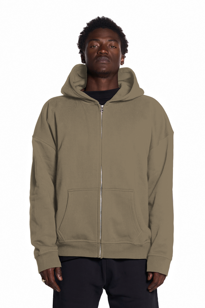 450GSM Cotton Zip Up Hoodie