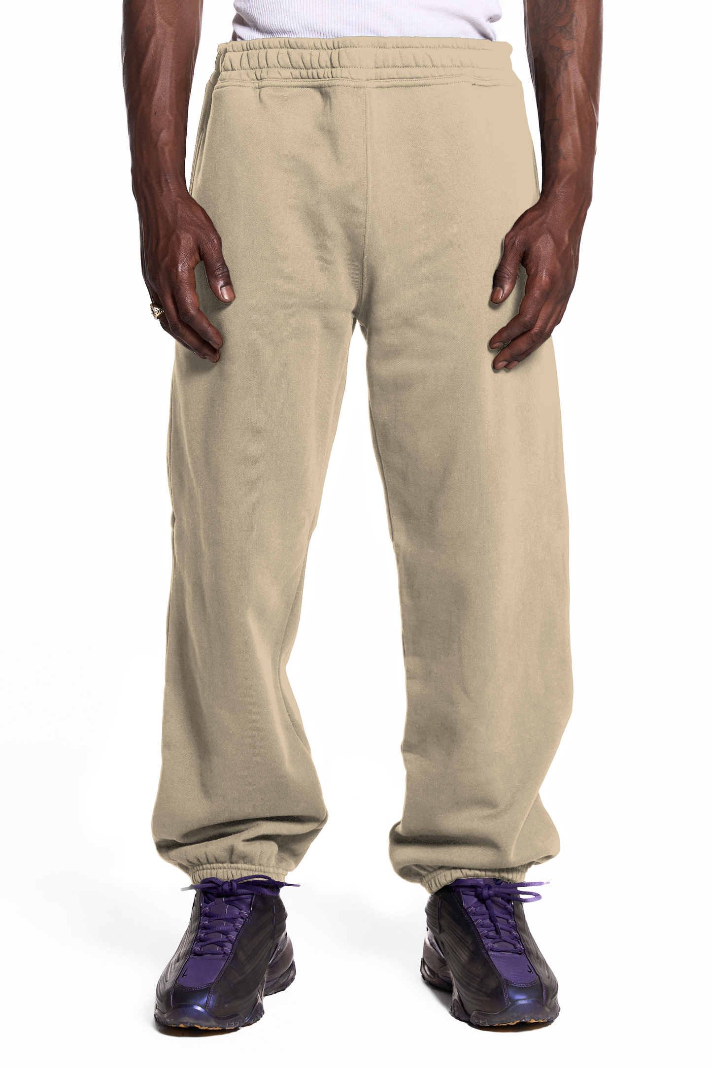 450GSM Cotton Sweatpants Cuffed